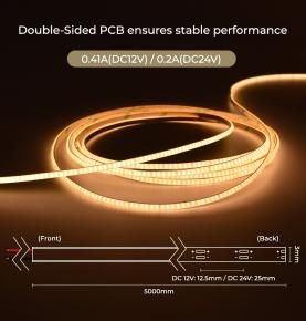 480LEDs Narrow COB LED Light Strip 3MM