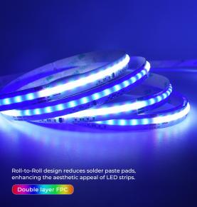 420LEDs Addressable RGB COB LED Strips