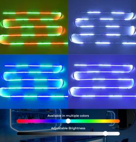 576LEDs Addressable RGB COB LED Strips